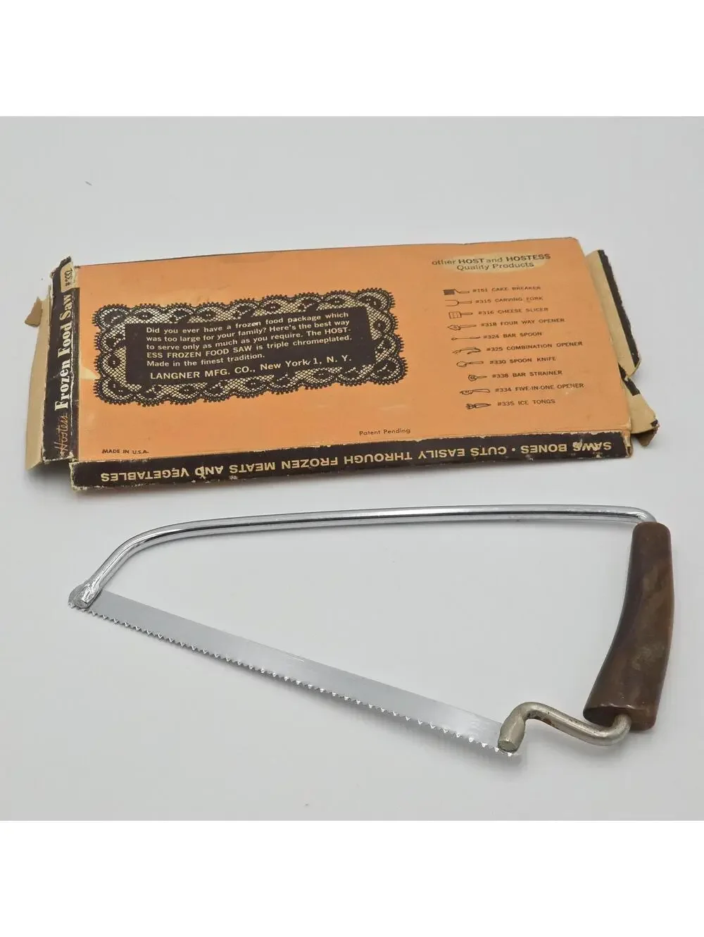 Vintage Hostess Frozen Food Saw